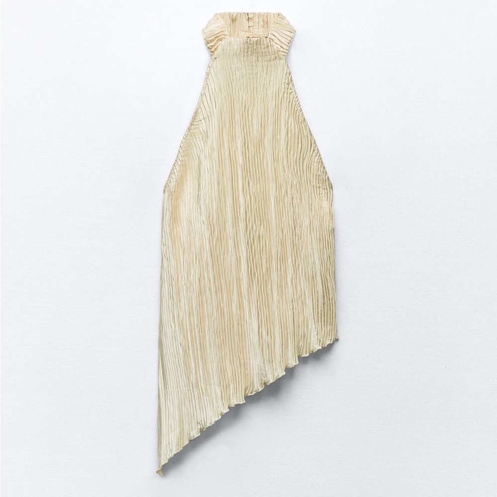 ZARA asymmetric hem halter top - Picture 7 of 10